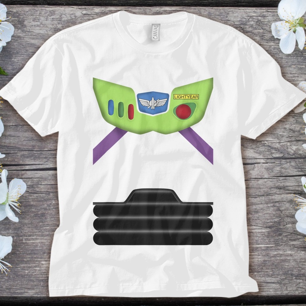 Disney Toy Story Buzz Lightyear Suit Costume Unisex Adult T-shirt Kid Shirt